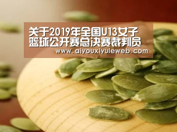 关于2019年全国U13女子篮球公开赛总决赛裁判员安排的函“爱游戏娱乐”(图2) 爱游戏电竞